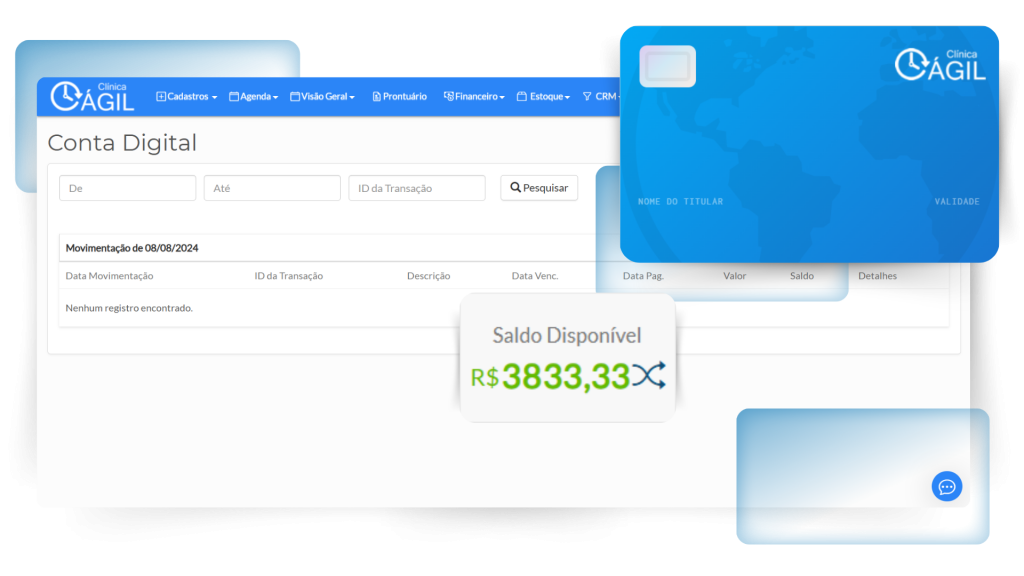 Conta Digital Clinica ágil
